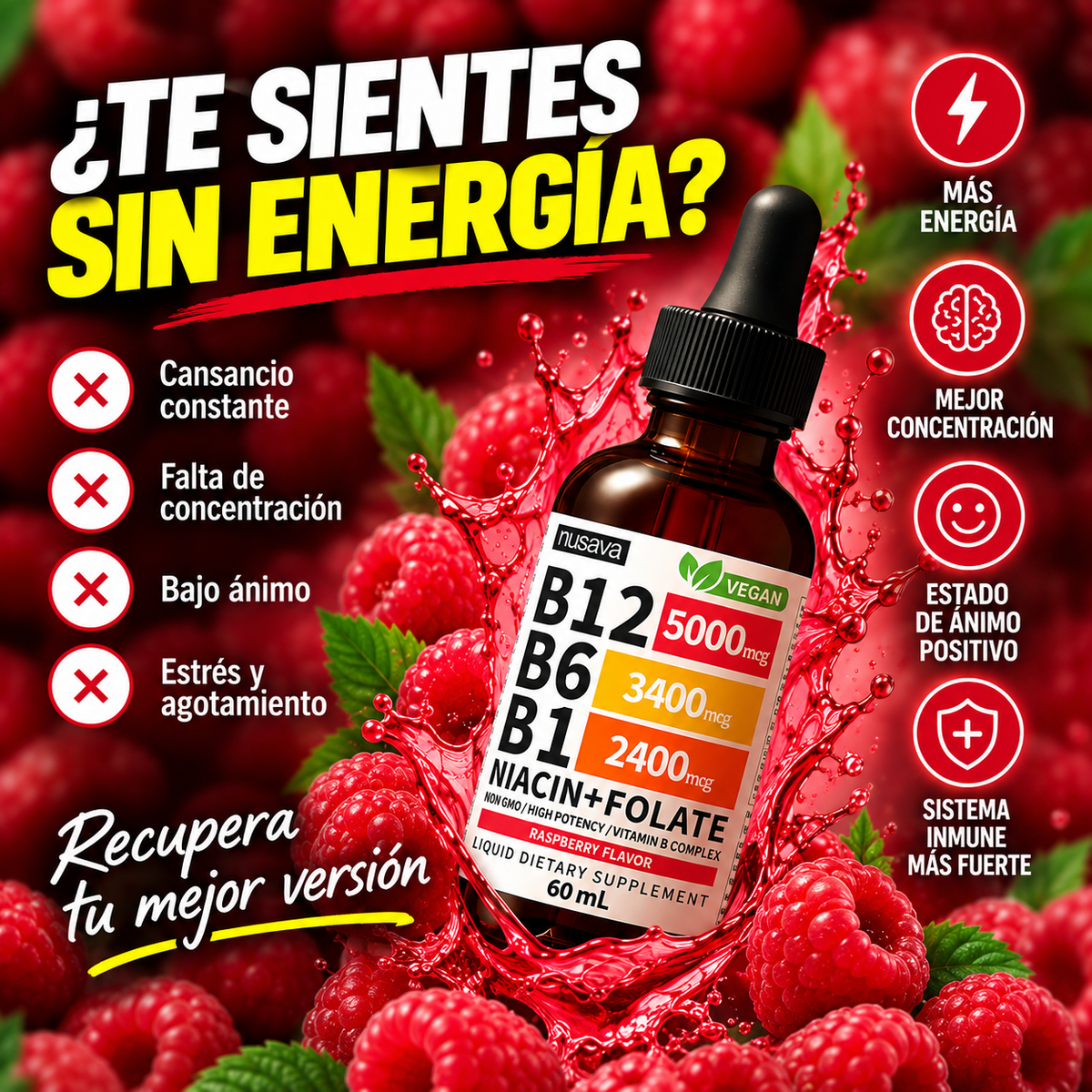 Nusava Vitamin B Complex 60ml