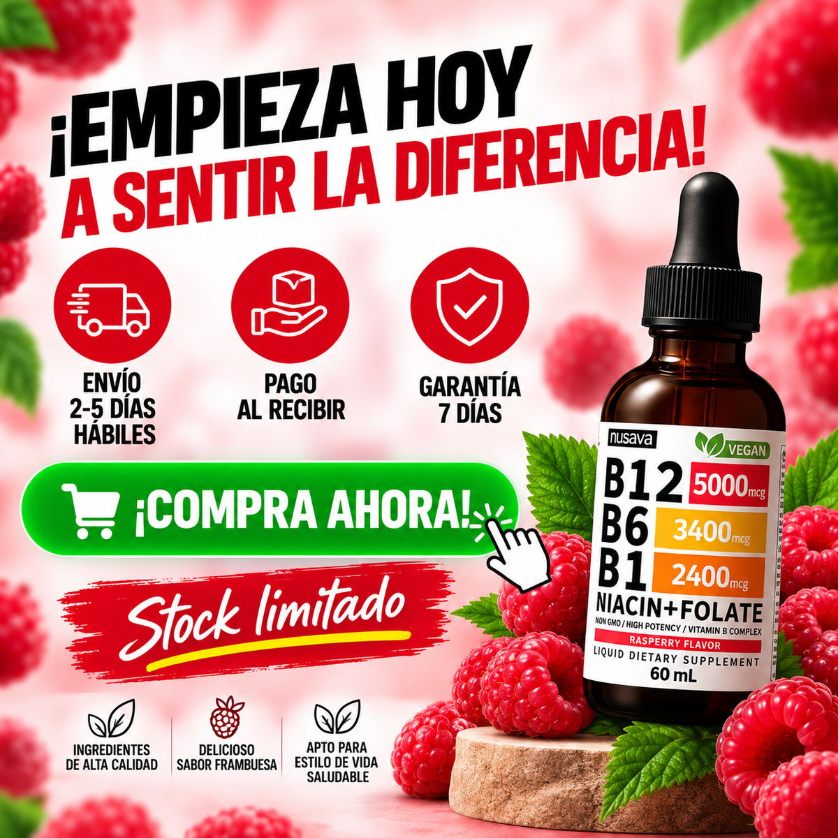 Nusava Vitamin B Complex 60ml
