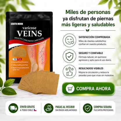 Pack 24 Parches Herbal Anti-Várices – Alivio y Circulación