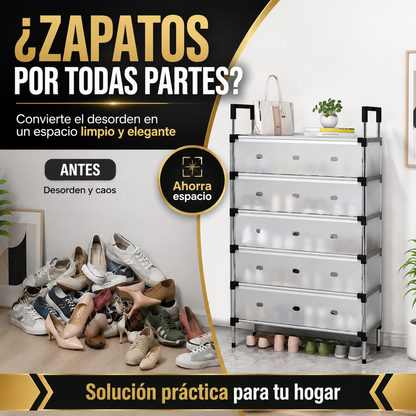Zapatera Moderna Multinivel para Ahorrar Espacio