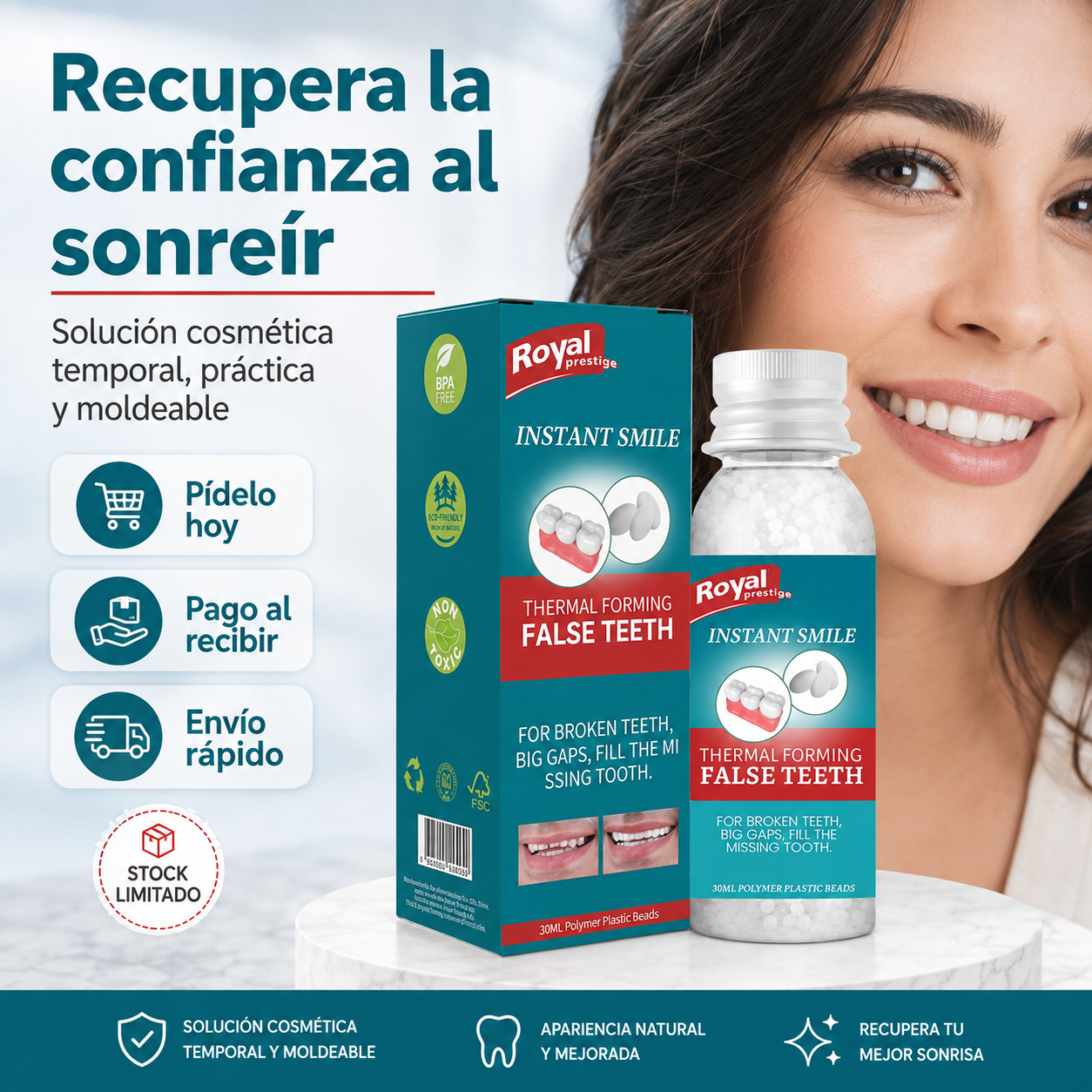PEGAMENTO DENTAL MOLDEABLE INSTANTANEO