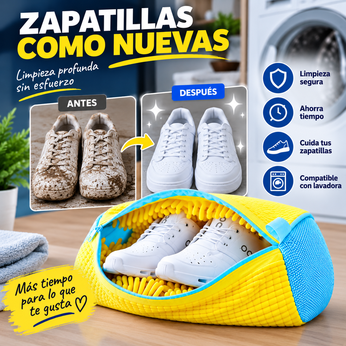 Bolsa Lavadora para Zapatillas