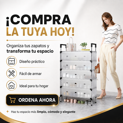 Zapatera Moderna Multinivel para Ahorrar Espacio