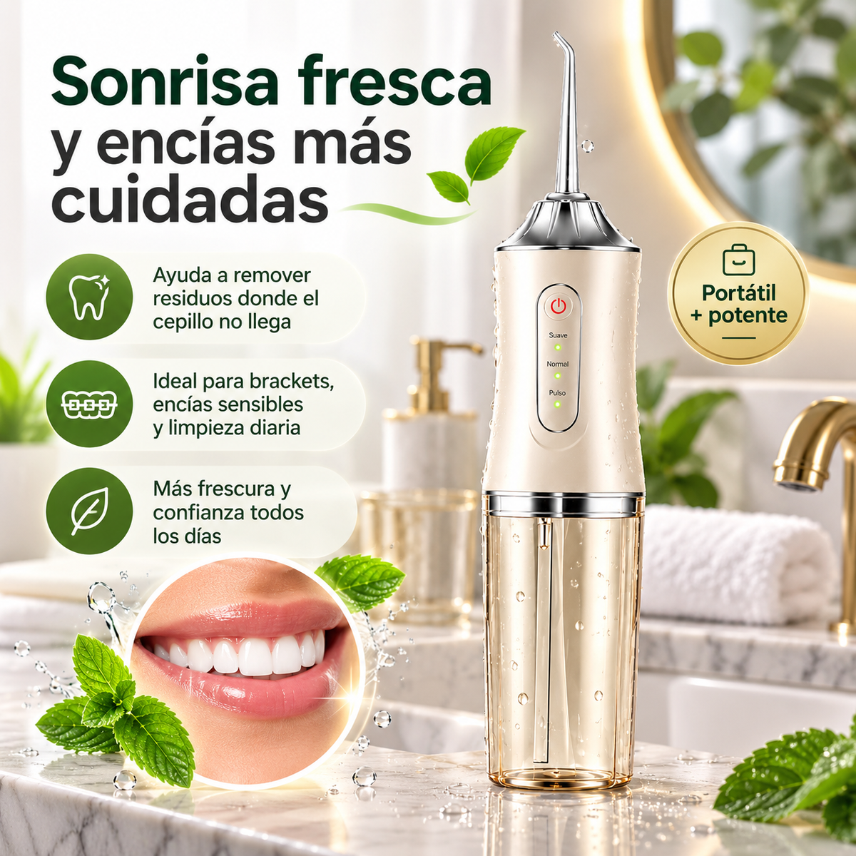 Irrigador Bucal Anti Mal Olor