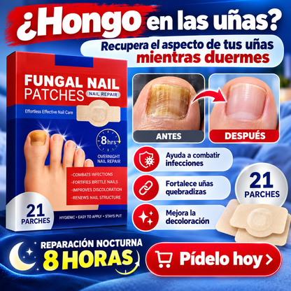 Azul Parche Anti Hongo Una Original
