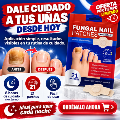 Azul Parche Anti Hongo Una Original