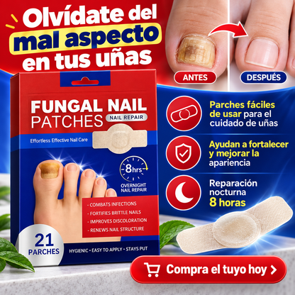Azul Parche Anti Hongo Una Original
