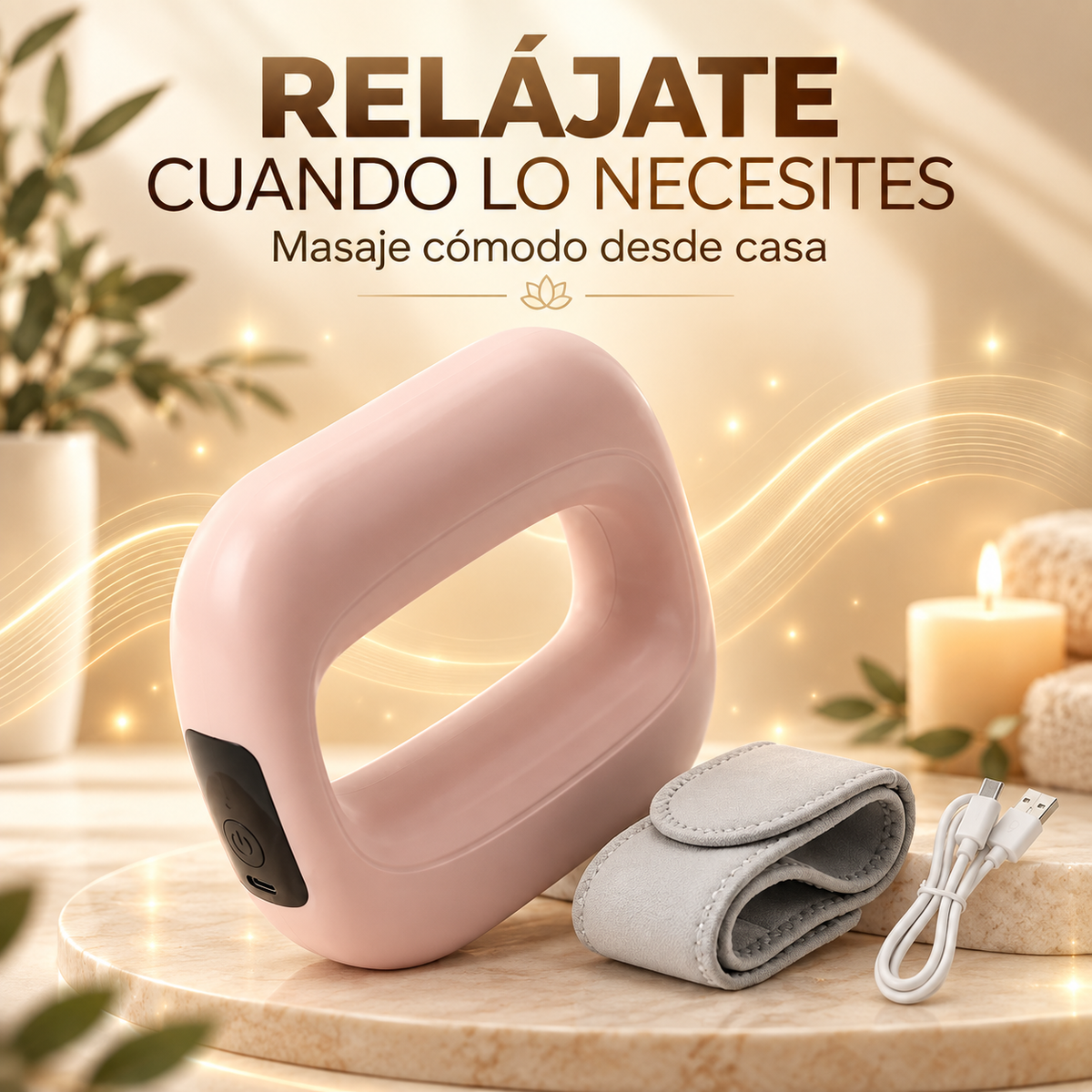 RelaxaPro™ – Masajeador Portátil para Relajación y Bienestar