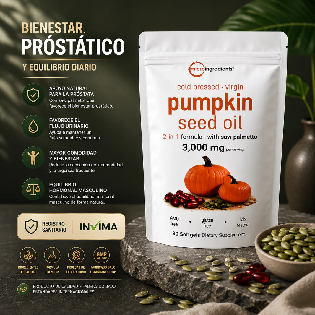 ProstaVital™ Bienestar Prostático y Urinario Natural